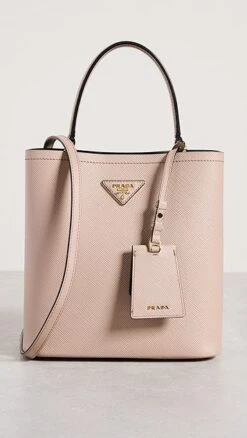 What Goes Around Comes Around Prada Pink Saffiano Painer Bag