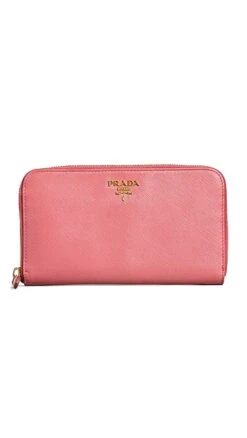 What Goes Around Comes Around Prada Pink Saffiano Zip Around Wallet -Jacquemus Shop wgadb3699611de9 1684251528088 2 0. UX357 QL90